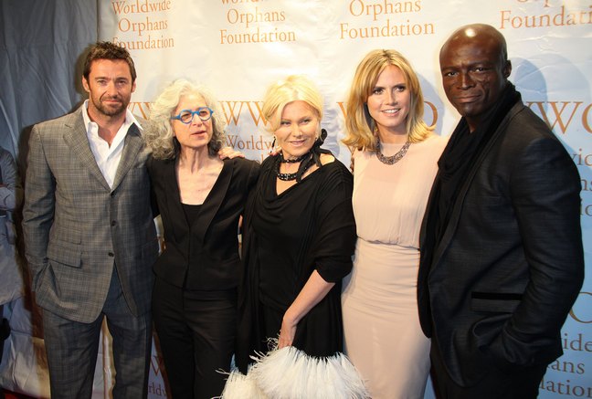 Seal, Hugh Jackman, Heidi Klum, Deborra-Lee Furness